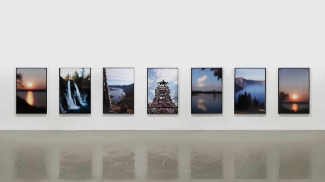 An art gallery wall showing 7 portrait style images.