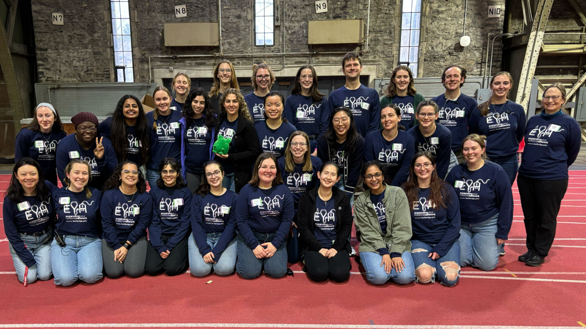 Expanding Your Horizons conference volunteers at the event