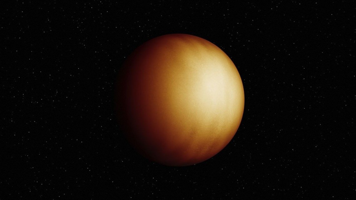 WASP-18b, a gas giant known as an “ultra-hot Jupiter.”