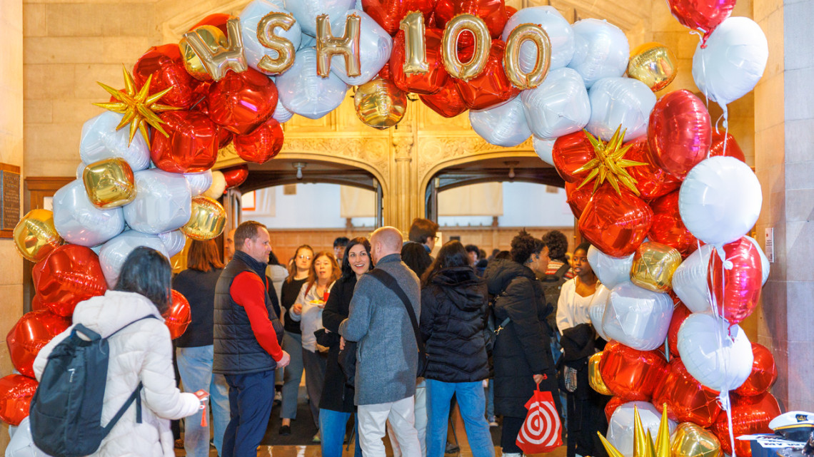 Cornellians celebrate the 100th anniversary of Willard Straight Hall.