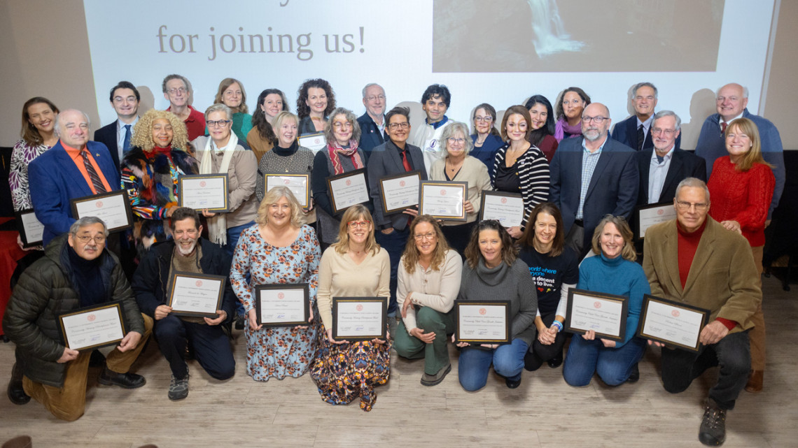 Retirees recognized at Cornell's Town-Gown Awards