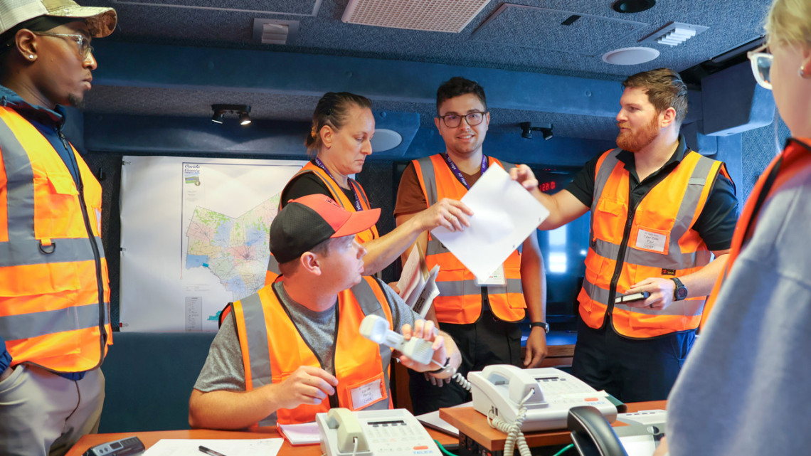 Earlier this year, college students and community members from around New York state participated in New York Hope, a disaster preparedness training run by the Consortium for Humanitarian Service and Education.