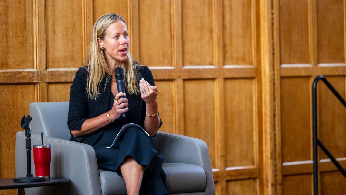 Rachel Beatty Riedl, the Peggy J. Koenig ’78 Director of the Cornell Center on Democracy.