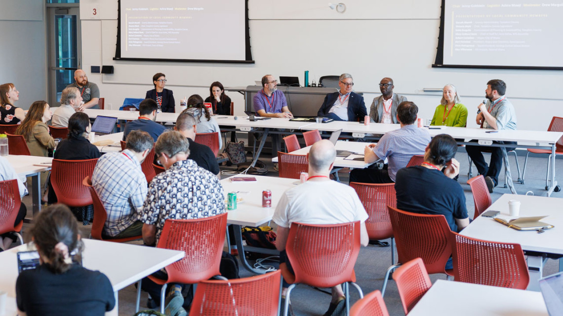 The community voices panel at the Community-Centered AI Thought Summit at Cornell.