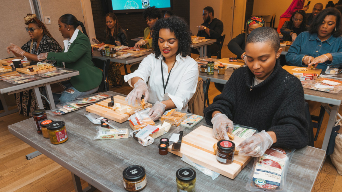 Sisters Gabrielle and Danielle Davenport, co-founders of BEM | books & more, are pictured at the 2025 Black Women in Food Summit, held in Washington, D.C.