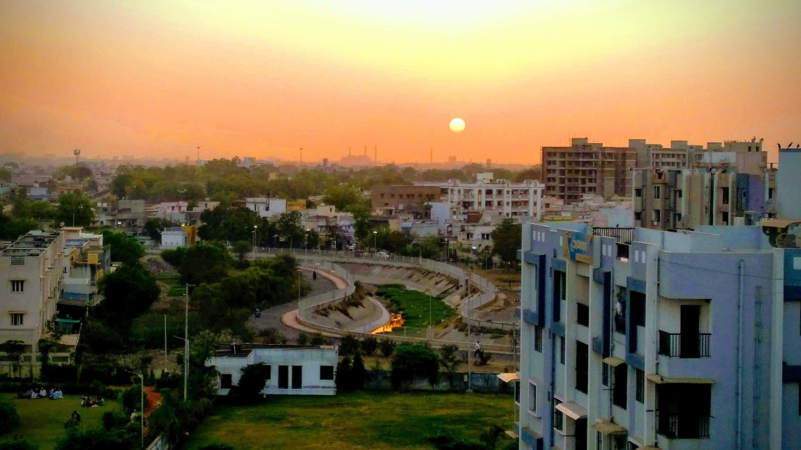 Sunset in Ahmedabad