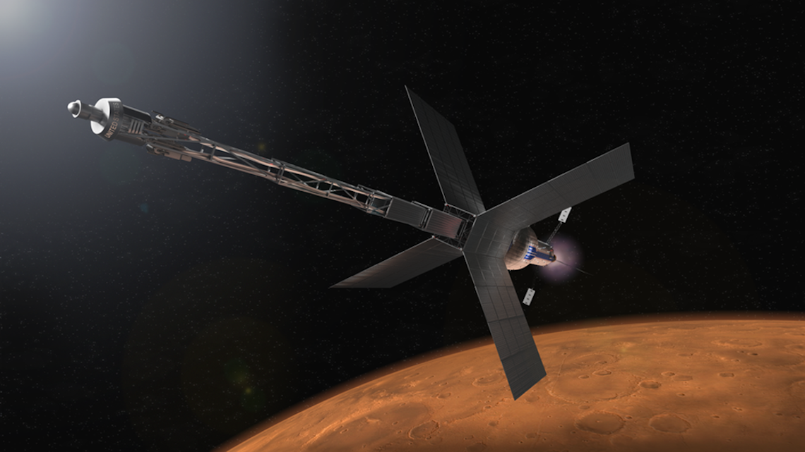 rendering of spacecraft