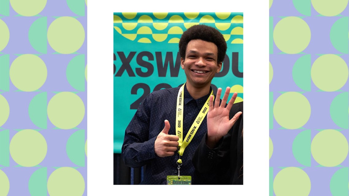 University of Buffalo student Donovan Blount at the SXSW Conference