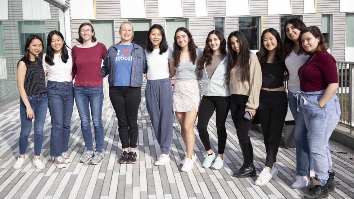 Group photo of the students selected for W.E. Cornell's spring 2022 cohort. 