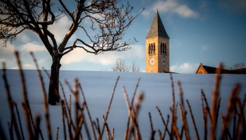 McGraw Tower in winter
