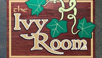Ivy Room sign