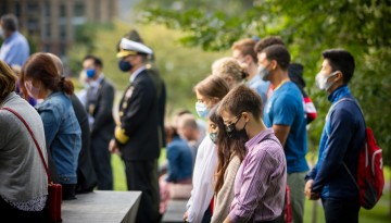Cornell community observe a moment of silence