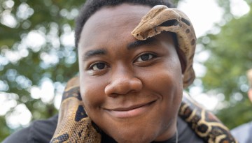 Cornell Herpetology Club shows snakes on the slope