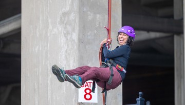 Rapelling at Reunion 2024