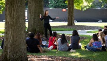 Scenes around campus from the first day of classes of the 2024 fall semester.