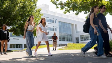 Scenes around campus from the first day of classes of the 2024 fall semester.