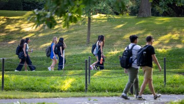 Scenes around campus from the first day of classes of the 2024 fall semester.