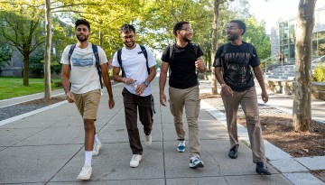 Scenes around campus from the first day of classes of the 2024 fall semester.