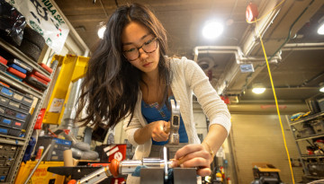 Students work in Upson Hall.
