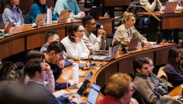 Class in Myron Taylor Hall.
