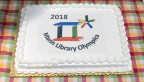 Mann Library Olympics cake