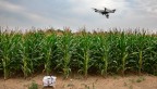 farm with drone