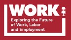 Logo for the ILR School's podcast "Work!"