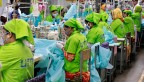 Garment workers in an Indonesian factory. 