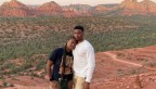 Jelani Taylor ’20 and his girlfriend Tyshaia Earnest hiking in Arizona