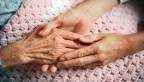end of life care hands